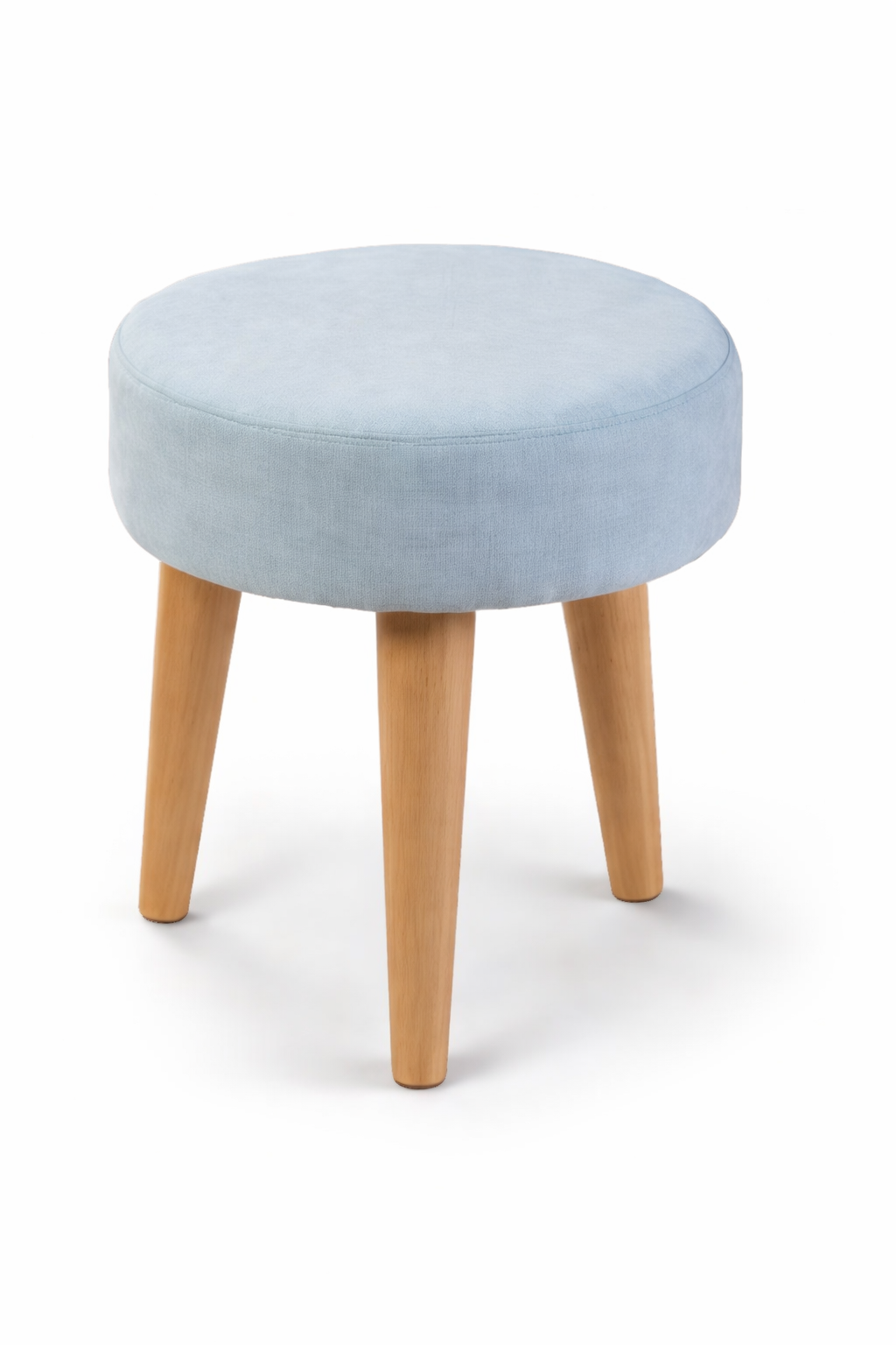 🪑 Pouff NOA – Diseño Tapizado con Patas de Madera