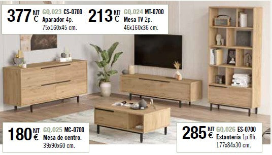 28010 CONJUNTO MUEBLES SALON