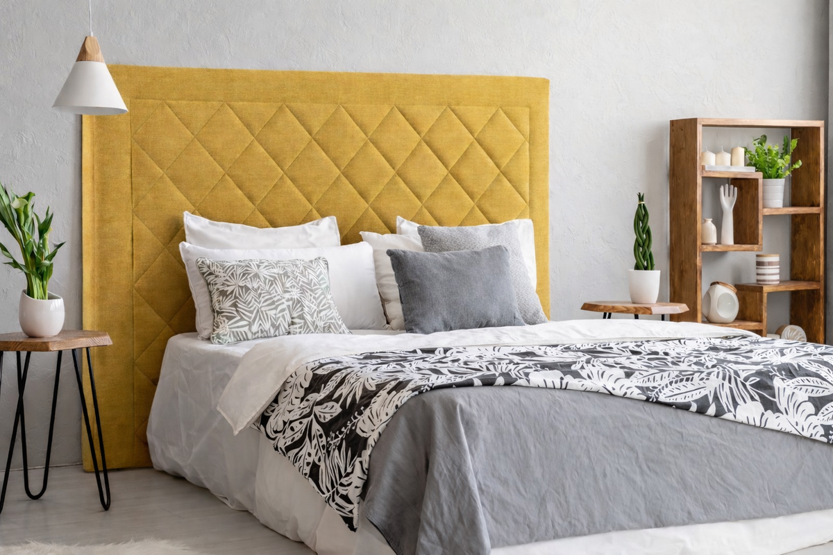 🛏️ Cabecero MÓNACO – Diseño Tapizado Moderno