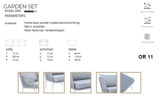 SET JARDIN 4 PIEZAS 7269000