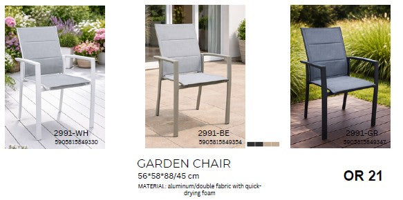 SILLA JARDIN TEXTILENE ACOLCHADO 7299100