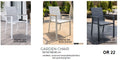 SILLA JARDIN ACOLCHADA BRAZO MADERA 7358701