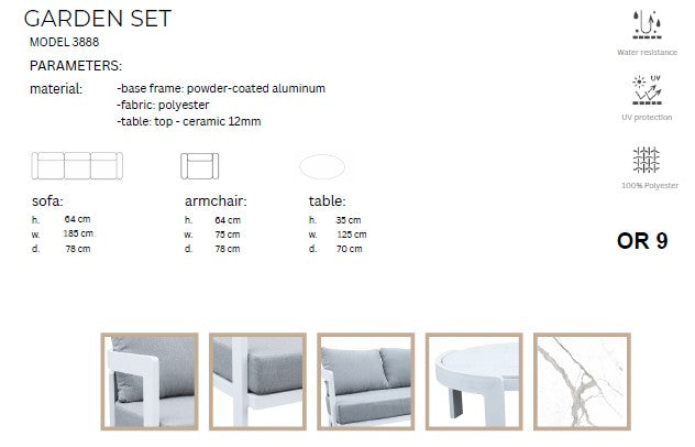 SET JARDIN 4 PIEZAS 7388800