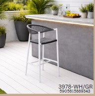 TABURETE BAR RATTAN SINTETICO 7397800