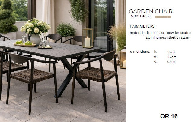 SILLA JARDIN RATTAN SINTETICO 7406600