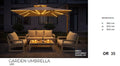 SOMBRILLA CUADRADA LED 75083200