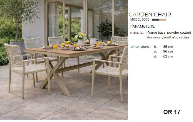 SILLA JARDIN RATTAN SINTETICO 7806500
