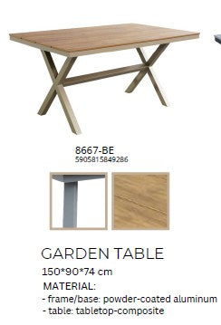 MESA JARDIN TAPA COMPOSITE 7866700