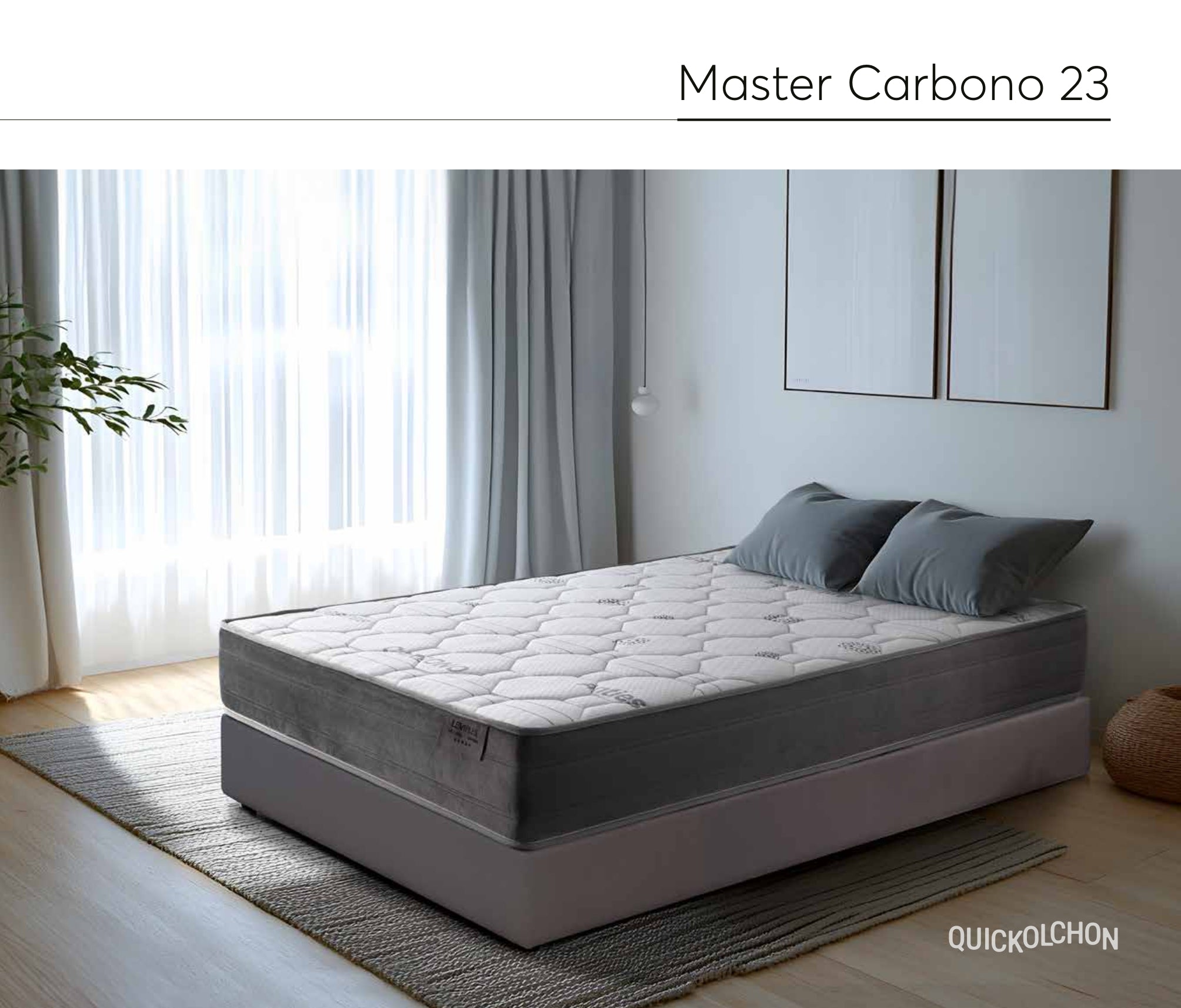 Colchón Master Carbono 23  – Muelles Ensacados